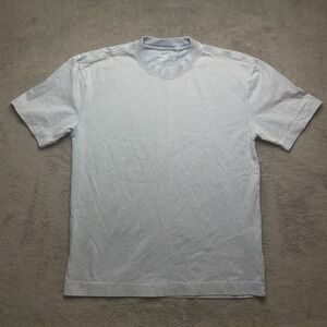 Hollister Tshirt Men's Heavyweight Boxy Fit Size Small Light Blue 100% Cotton